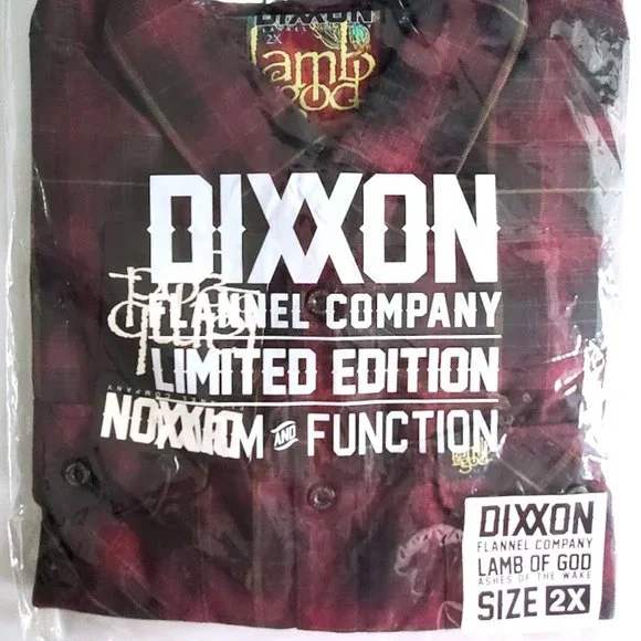 DIXXON Flannel x LAMB OF GOD ASHES Collab Limited Edition